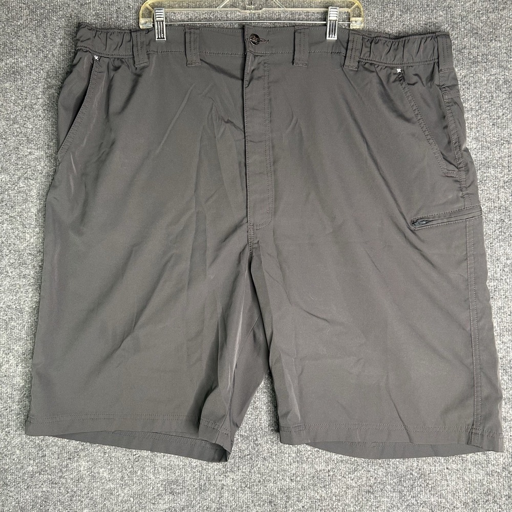 Wrangler Mens Outdoor Performance‎ Shorts Size 46 Gray Elastic Waist